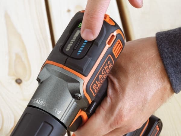 Black & Decker ASD18KB-QW, Boremaskin med pistolgrep, Sort, Oransje, 1 cm, 2,5 cm, 1 cm, 800 RPM