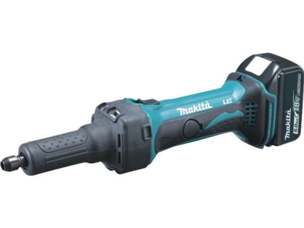 Makita DGD800RTJ - Rettsliper - flens 6 mm - 2 batterier - 18 V