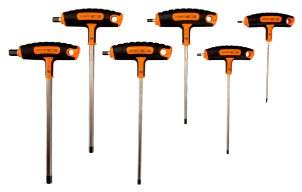 BAHCO Ruuvimeisselisarja 903T-1 t-kahvalla, 6 kpl unbrako®-uralla 3mm - 10mm välillä