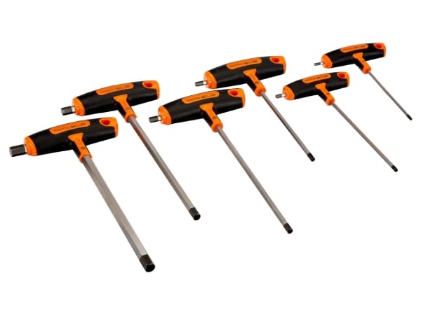 BAHCO Ruuvimeisselisarja 903T-1 t-kahvalla, 6 kpl unbrako®-uralla 3mm - 10mm välillä