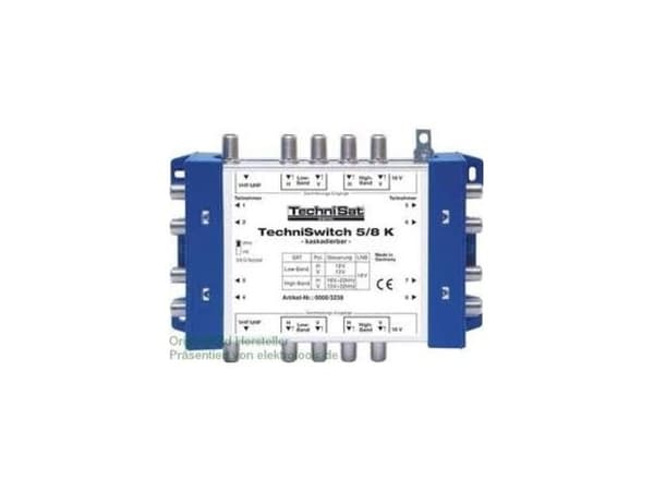TechniSat TechniSwitch 5/8 K - RF-förstärkare/delare