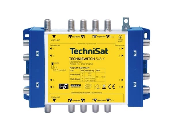 TechniSat TechniSwitch 5/8 K - RF-förstärkare/delare