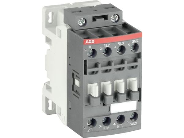 Kontaktor 3-polig 7,5kW, 400V AC, styrspänning 24-60V AC/20-60V DC, låg inkopplingsström 500mA vid