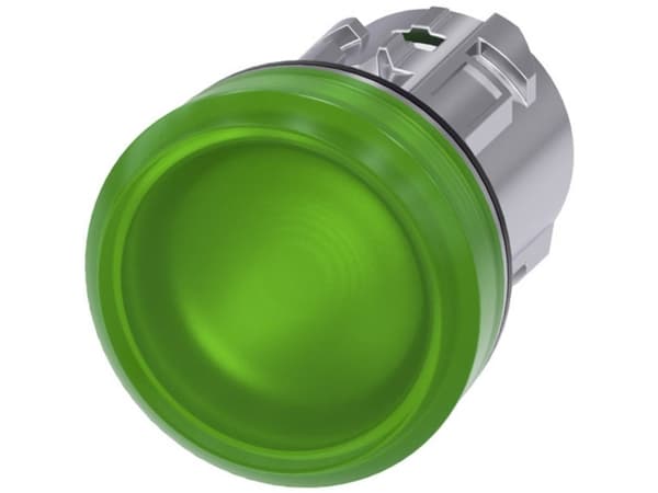 Siemens 3SU1051-6AA40-0AA0 Ljusindikator platt Grön 1 st