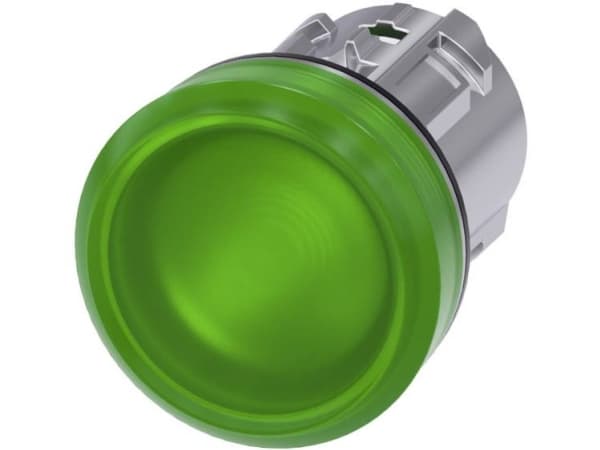 Siemens 3SU1051-6AA40-0AA0 Ljusindikator platt Grön 1 st
