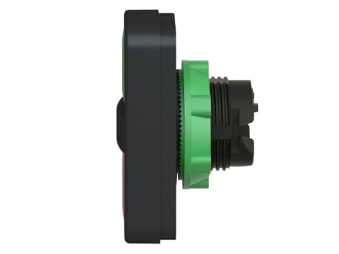 Schneider Electric ZB5, Nappi, Vihreä, IP66, IK03, 23 g, 26 g