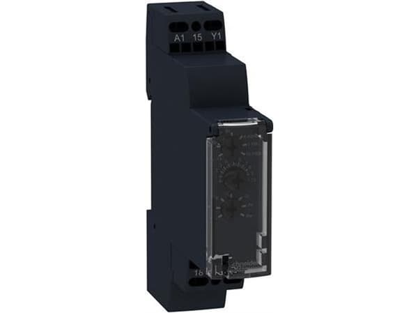 SCHNEIDER ELECTRIC Tidsrelä multifunktionellt 1 kontaktkontakt tidsintervall 1s-100h 24-240V AC DC