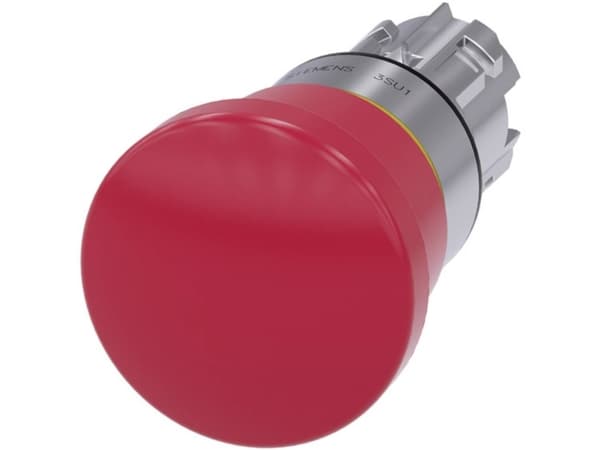 Siemens 3SU1050-1HA20-0AA0 Nødstopknap, Slagkontakt (paddehat-formet) 1 stk 1 stk