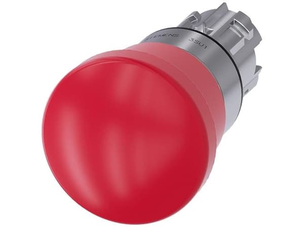 Siemens 3SU1050-1HA20-0AA0 Nødstopknap, Slagkontakt (paddehat-formet) 1 stk 1 stk