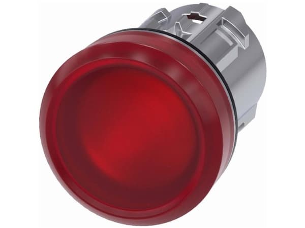 Siemens 3SU1051-6AA20-0AA0 Lysmelder flad Rød 1 stk