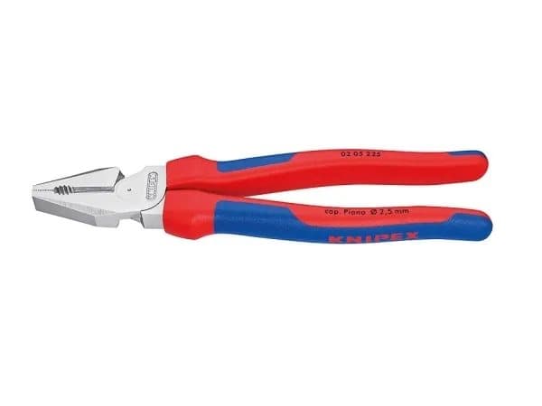 Knipex 02 05 225, Stål, Blå, Rød, 22,5 cm, 400 g