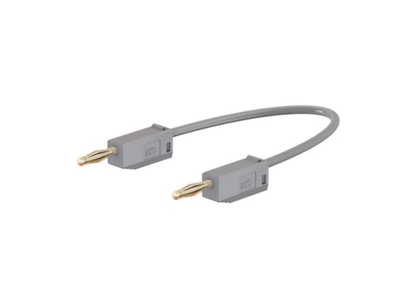 Stäubli LK205 Prøveledning Lamelstik 2 mm Lamelstik 2 mm 7.50 cm Grå 1 stk
