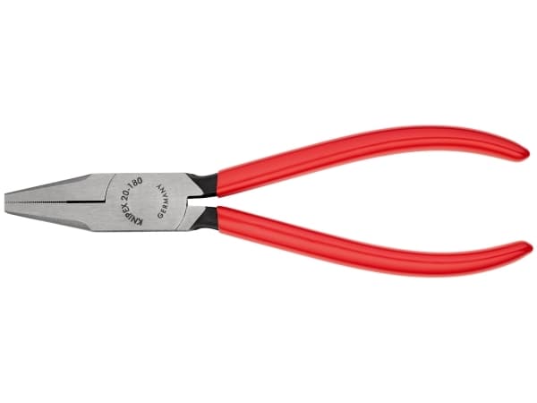 Knipex 19 01 130, Nesetang, Kromvanadiumstål, Plast, Rød, 180 mm, 188 g