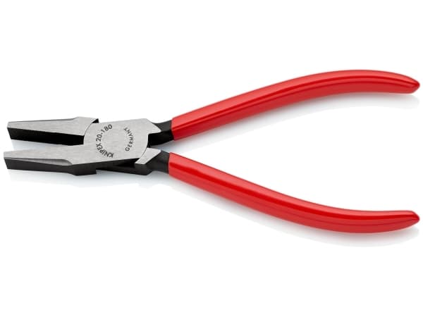 Knipex 19 01 130, Nesetang, Kromvanadiumstål, Plast, Rød, 180 mm, 188 g