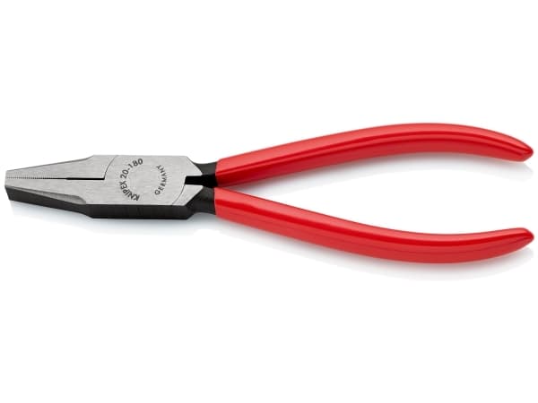 Knipex 19 01 130, Nesetang, Kromvanadiumstål, Plast, Rød, 180 mm, 188 g