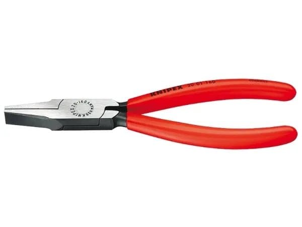 Knipex 19 01 130, Nåletang, Krom-vanadium-stål, Plast, Rød, 18 cm, 188 g