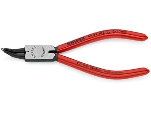 Knipex 44 31 J02, Låseringtang, Kromvanadiumstål, Plast, Rød, 140 mm, 90 g