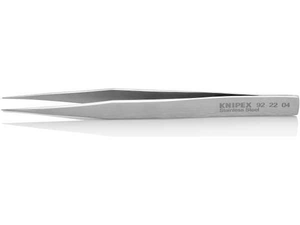 Knipex KP-922204, Kromi-nikkeliteräs, Ruostumaton teräs, Suora, 1 kpl