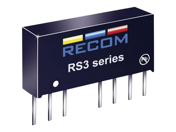 RECOM RS3-2415D DC/DC-omvandlare, PCB 24 V/DC 15 V/DC, -15 V/DC 100 mA 3 W Antal utgångar: 2 x