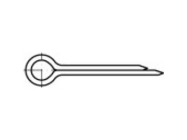 TOOLCRAFT jakaja 140 mm Galvaniseret stål 100 stk