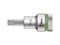 Miniatyrbild 5 av 5: Wera 05003835001, Sokkel, 1/2", 1 huvud(er), T45, Krom-vanadium-stål, Krom