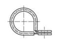 Miniatyrbild 3 av 4: TOOLCRAFT 137664 ring 15 mm Galvaniseret stål 100 stk