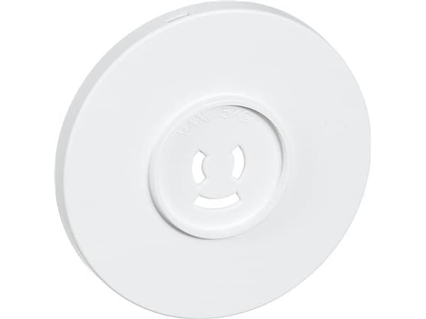 LAURITZ KNUDSEN Lock Ø80 lamputtag vit