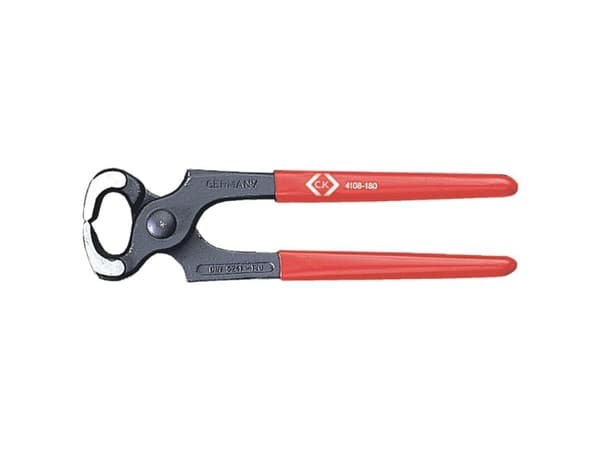 C.K Tools T4108A 06, Endekuttende tang, Stål, Plast, Rød, 160 mm