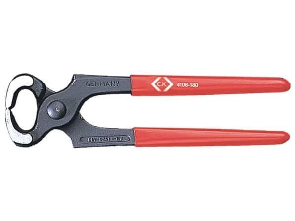 C.K Tools T4108A 06, Endekuttende tang, Stål, Plast, Rød, 160 mm