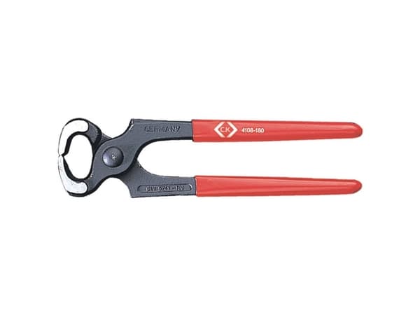 C.K Tools T4108A 06, Endekuttende tang, Stål, Plast, Rød, 160 mm