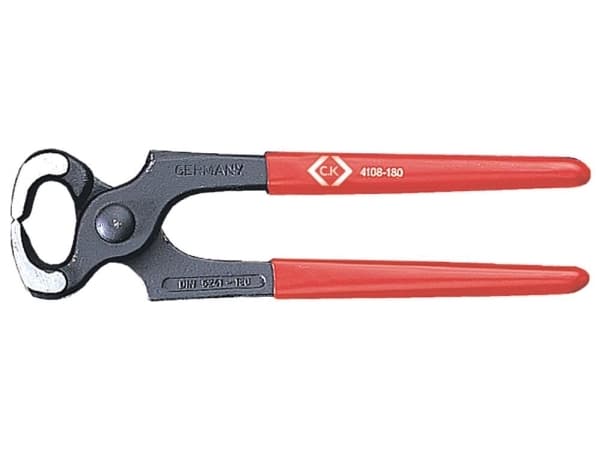 C.K Tools T4108A 06, Endekuttende tang, Stål, Plast, Rød, 160 mm