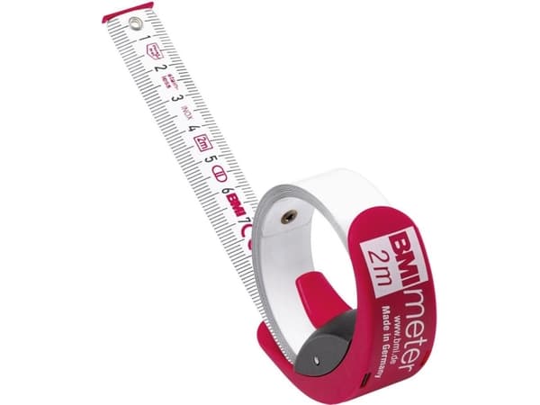 BMI eter 429241011 Målebånd 2 m Rustfrit stål