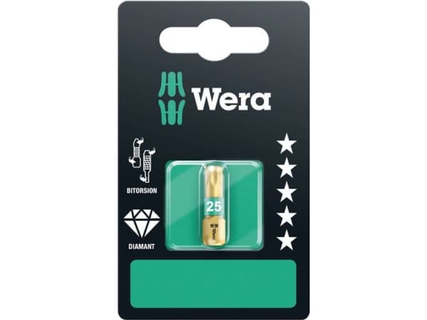 Wera 867/1 BDC SB SiS 05134374001 Torx-bit T 10 Værktøjsstål Legeret, Diamantbelagt D 6.3 1 stk