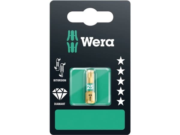 Wera 867/1 BDC SB SiS 05134374001 Torx-bit T 10 Værktøjsstål Legeret, Diamantbelagt D 6.3 1 stk
