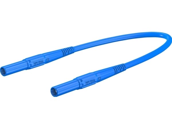Stäubli XMF-419, Testkabel, Blå, PVC, 2.5 mm ², CAT IV, PVC