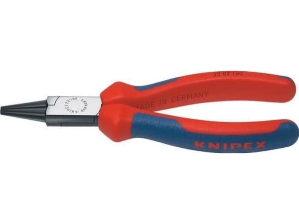 Knipex 22 02 160, Nesetang, Kromvanadiumstål, Plast, Blå, Rød, 160 mm, 170 g