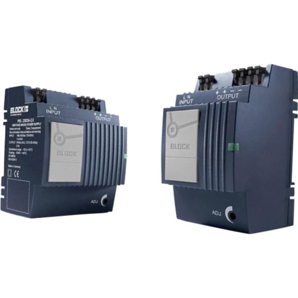 Block PEL 230/18-2,5 Strømforsyning til DIN-skinne (DIN-rail) 18 V/DC 2.5 A 45 W Antal udgange:1 x Indhold 1 stk