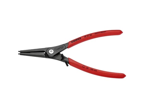 Knipex 49 31 A3 Seegeringtang Passer til Indvendige ringe 40-100 mm Spids form lige