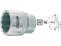 Miniatyrbilde 4 av 5: HAZET 1000Z-36, Stikkontakt, 3/4", Metrisk/imperisk, 1 hoder, 20 mm, 3/4"