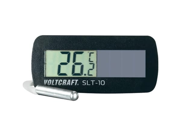 VOLTCRAFT SLT-10 Solar-Einbauthermometer, Indbygningsmål 60 x 26 mm, vattentät