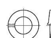 TOOLCRAFT 105614 Fjederring Indvendig diameter: 27.5 mm DIN 127 Fjederstål 100 stk