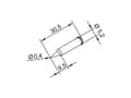 Miniatyrbilde 1 av 4: Ersa 102 PD LF 04 Loddespids Blyantsform, ERSADUR Spidsstørrelse 0.4 mm Indhold 1 stk