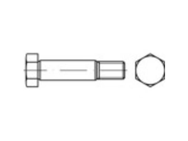TOOLCRAFT 111978 Sekskant-passkruer M12 45 mm Udvendig sekskant DIN 610 Stål 25 stål 25 stk