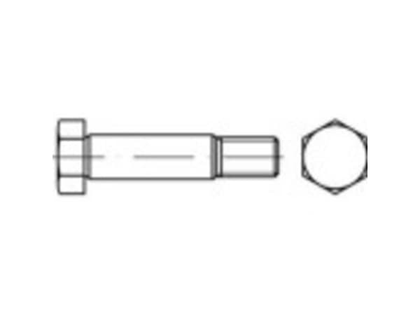 TOOLCRAFT 111978 Sekskant-passkruer M12 45 mm Udvendig sekskant DIN 610 Stål 25 stål 25 stk