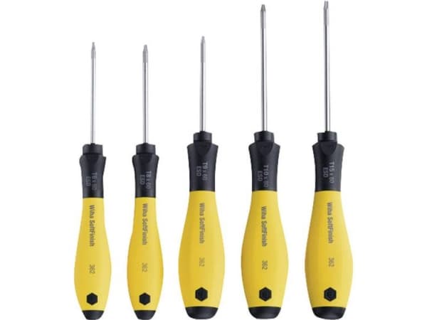Wiha 362ESD K5, 227 g, Sort/gul