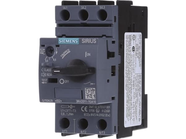 Siemens 3RV2011-1GA10, Moottorin suojakatkaisin