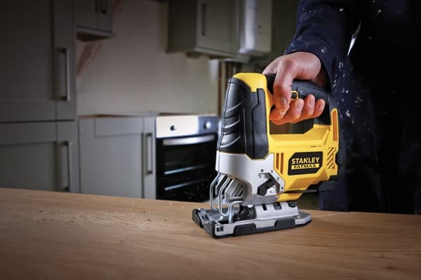 Stanley FME340K, Övre handtag, Svart, Gul, Stål, Trä, Överbelastning, 3000 spm, 8,5 cm