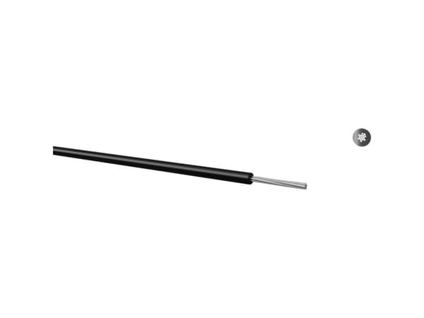 Kabeltronik 060110009 Johdin LiYv 1 x 1 mm² Musta 100 m