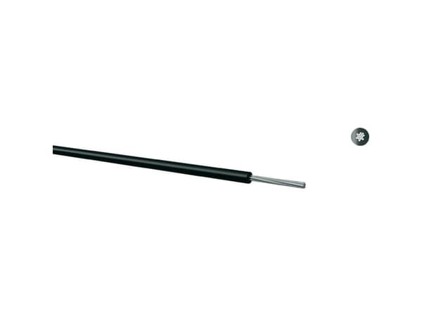 Kabeltronik 060110009 Johdin LiYv 1 x 1 mm² Musta 100 m