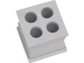 Pikkukuva 2 / 3: Icotek Kt 4/4 Grommet Slotted Clamp Ø Max 4mm Elastomer Gray 1
